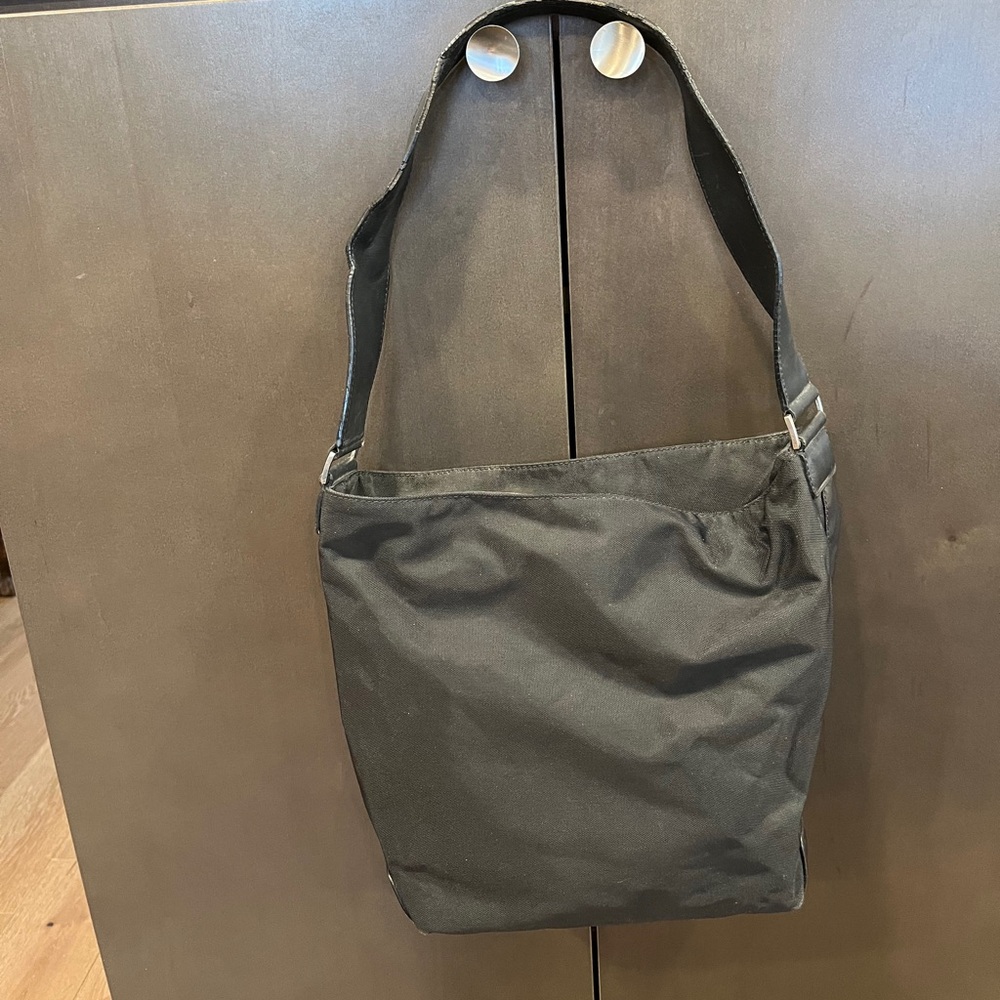 Tumi Black Nylon Shoulder Bag